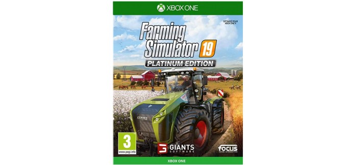 Amazon: Jeu Farming Simulator 19 - Platinum Edition Xbox One à 29,99€
