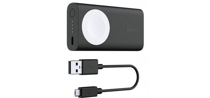 Amazon: Batterie externe Belkin Boost Charge 2K pour Apple Watch à 34,99€