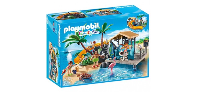 Amazon: Playmobil Ile avec Vacancier à 27,36€
