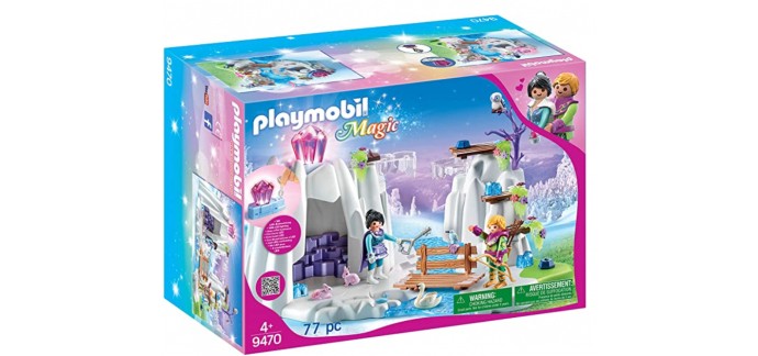 Amazon: Playmobil Recherche du Cristal d'Amour - 9470 à 39,20€