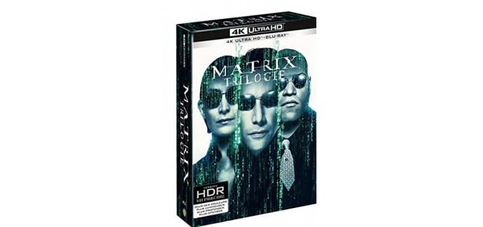 Amazon: Coffret Blu-Ray 4K Matrix La Trilogie Edition limitée à 30€