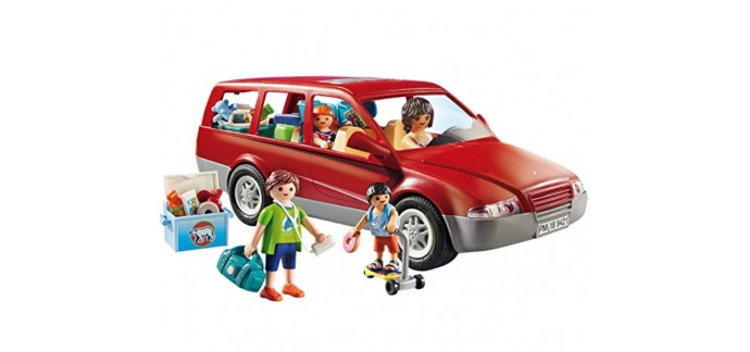 Amazon: Playmobil Famille avec Voiture 9421 à 24,78€