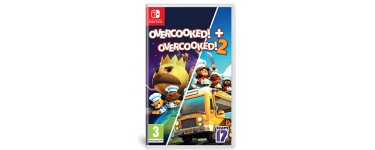 Amazon: Overcooked! + Overcooked! 2 pour Nintendo Switch à 25,99€