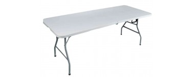 Amazon: Table Pliante Rectangulaire Cross Outdoor 8 couverts à 39,99€