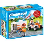 Amazon: Playmobil Quad et Remorque de Secours 70053 à 15,99€