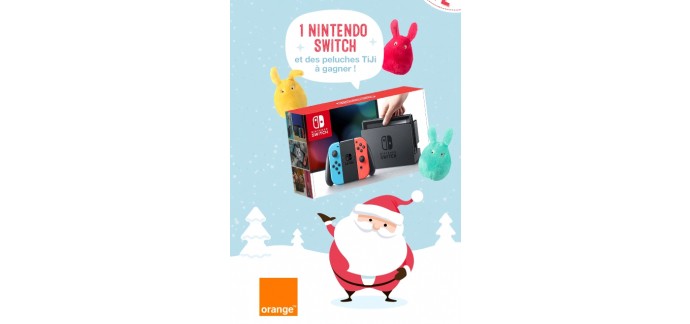 Orange: Une console Nintendo switch à gagner
