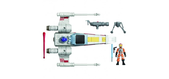 Amazon: Véhicule chasseur X-wing et figurine Luke Skywalker Star Wars Mission Fleet à 13,99€