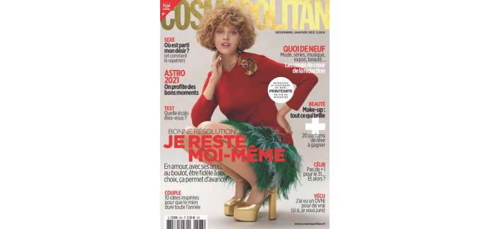 Kiosque FAE: 2 ans d'abonnement au magazine Cosmopolitan (format poche) à 11,90€