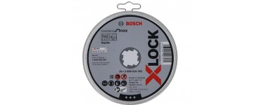 Amazon: Lot de 10 disques à Tronçonner à Surface Plate Bosch X-Lock à 5,46€