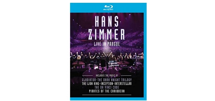 Amazon: Hans Zimmer - Live in Prague en Blu-ray à 6,99€