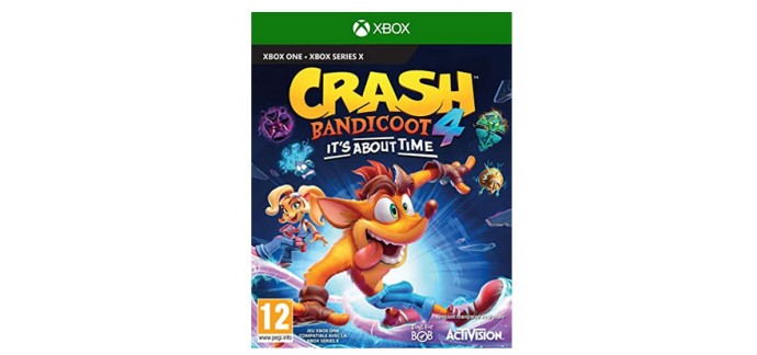 Amazon: Jeu Crash Bandicoot 4 : It's About Time Xbox One à 24,99€