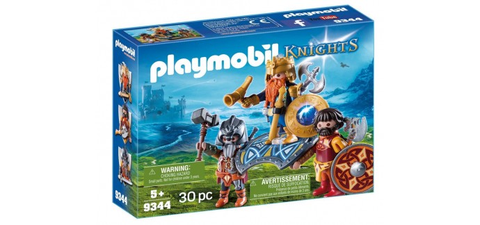 Amazon: Playmobil Roi des Nains 9344 à 5,27€
