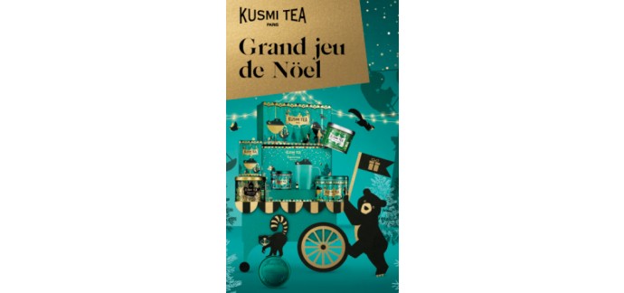 Kusmi Tea: Un lot d'un an de thé d'une valeur 178€ à gagner
