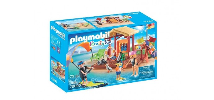 Amazon: Playmobil Espace de Sports Nautiques 70090 à 18,50€