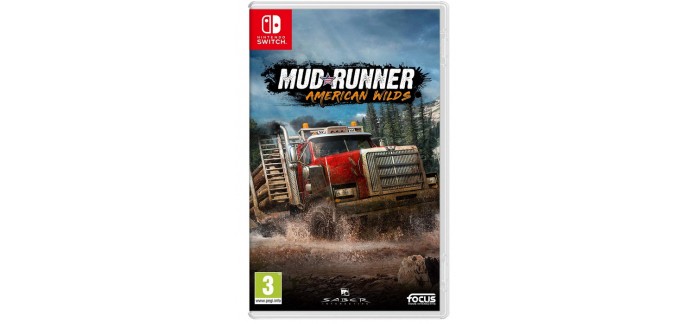 Amazon: Jeu MudRunner - American Wilds Edition pour Nintendo Switch à 24,99€