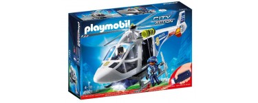 Amazon: Playmobil Hélicoptère de Police avec Projecteur de Recherche 6921 à 20,01€
