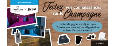 Régal: Un séjour d'une nuit pour 2 personnes à Chigny-les-Roses à gagner