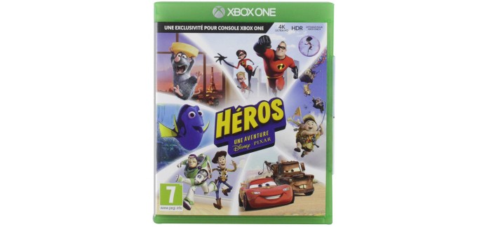 Amazon: Héros une aventure disney pixar Xbox One à 20,60€