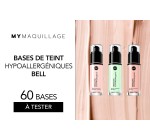 Mon Vanity Idéal: 60 bases de teint Hypoallergénique de My Maquillage à tester