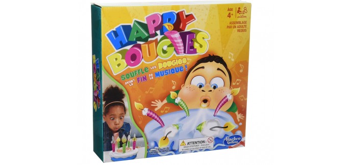 Amazon: Jeu Happy Bougies Hasbro Gaming à 16,83€