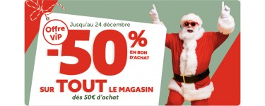 GiFi: 50% de réduction des 50€ d’achat en magasin