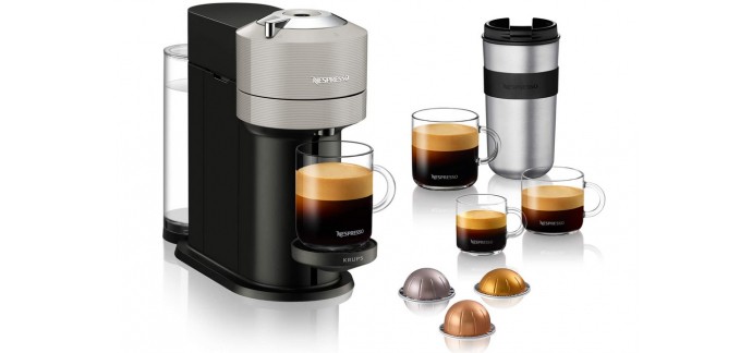 Amazon: Machine à café Nespresso Krups Vertuo Next YY4298FD à 69,99€