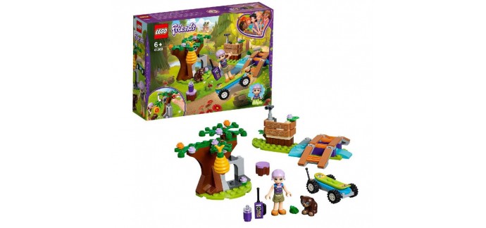 Amazon: Jeu de construction LEGO Friends L'aventure dans la forêt de Mia 41363 à 13,01€