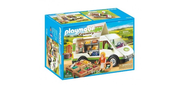 Amazon: Playmobil Camion de Marché 70134 à 32,29€