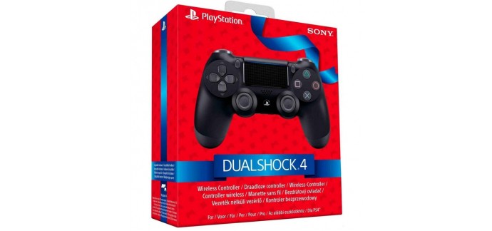 Amazon: Manette sans fil PlayStation 4 officielle, DUALSHOCK 4 à 39,99€