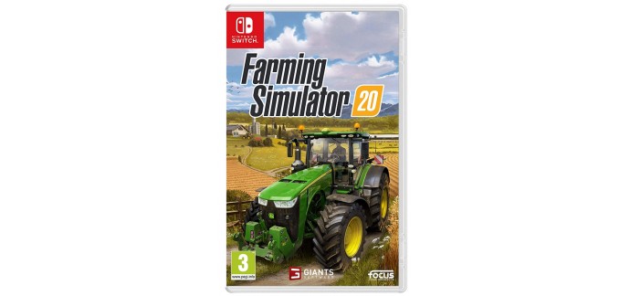 Amazon: Farming Simulator 20 pour Nintendo Switch à 17,90€