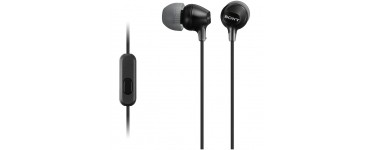 Amazon: Ecouteurs Intra-auriculaires avec Microphone Sony MDR-EX15APB à 6,80€