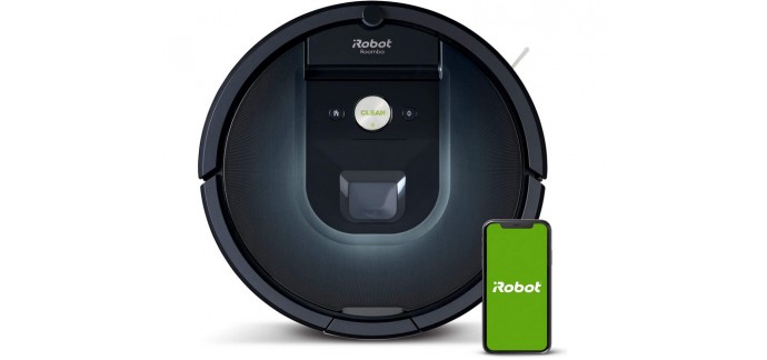 Amazon: Aspirateur robot iRobot Roomba 981 à 399€