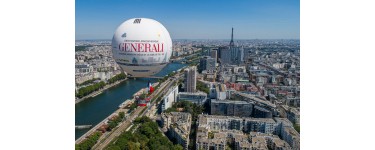Paris: 5 lots de 2 invitations pour embarquer sur le Ballon Generali à Paris à gagner