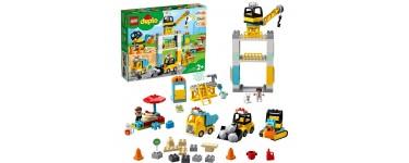 Amazon: LEGO La Grue et Les engins de Construction 10933 à 81,08€