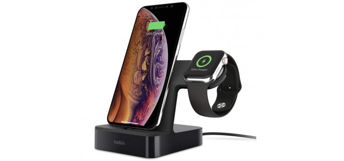 Amazon: Station de recharge Belkin PowerHouse pour Apple Watch et iPhone à 79€