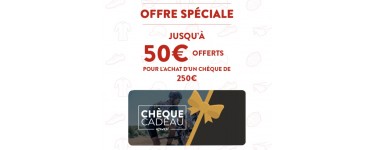EKOÏ: 50€ offerts pour l'achat d'une chèque cadeau EKOI de 250€