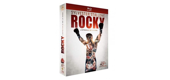 Amazon: Rocky-L'intégrale de la Saga en Blu-Ray à 24,99€