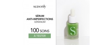 Mon Vanity Idéal: 100 produits de soins Sérum anti-imperfections Seasonly à tester