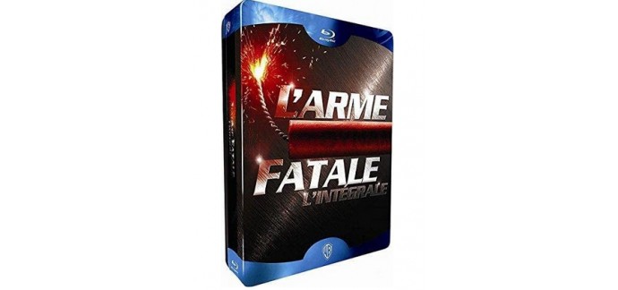 Amazon: Coffret Blu-Ray L'arme Fatale - l'Intégrale des 4 Films à 14,75€