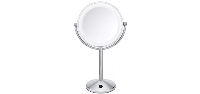 Amazon: Miroir double face LED BaByliss 9436E à 38,45€