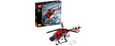 Amazon: Jeu de construction LEGO Technic L'hélicoptère de secours 325 Pièces 42092 à 20,90€