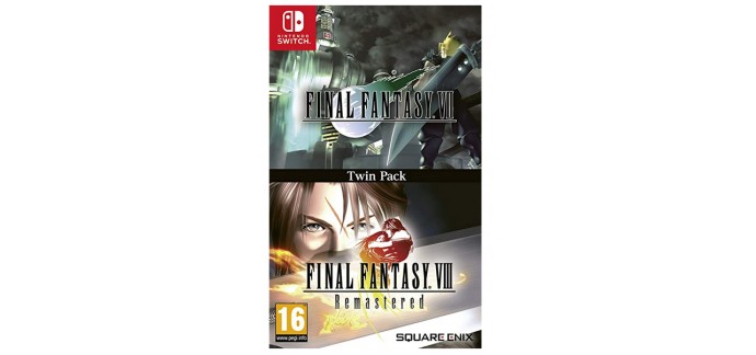Amazon: Final Fantasy VII et VIII Remastered Twin Pack sur Switch à 29,99€