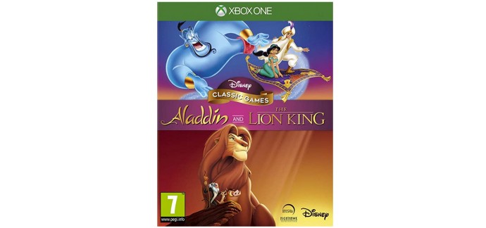 Amazon: Disney Classic Games Aladdin and The Lion King pour Xbox One à 19,99€