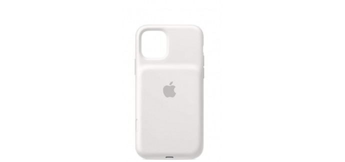 Amazon: Apple Smart Battery Case avec charge sans fil pour iPhone 11 Pro - Blanc à 135,91€