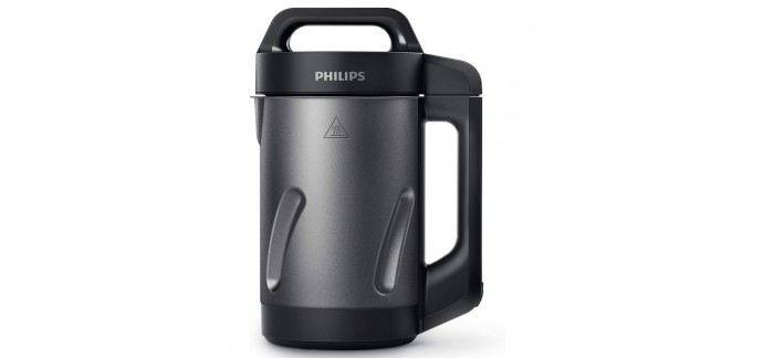 Amazon: Blender chauffant Noir 1,2 L 1000 W Philips HR2204/80 à 46,45€