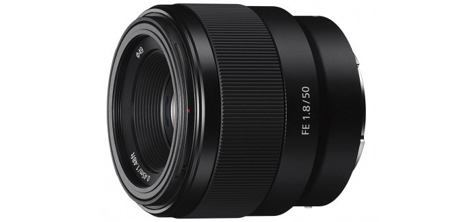 Amazon: Objectif 50 mm Sony SEL 50-F18F Ouverture F1.8 pour Monture E Sony à 159,99€