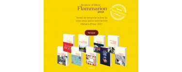 Flammarion: Un ou plusieurs livres aux choix à gagner
