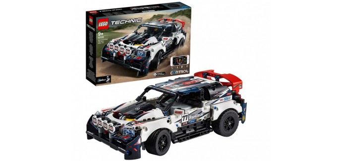 Amazon: LEGO Technic La voiture de rallye contrôlée CONTROL+ RC Racing Cars 115 pièces - 42109 à 99,99€