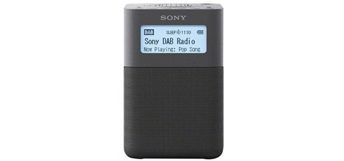 Amazon: Radio portable digitale DAB/DAB+/FM Sony XDR-V20D - Gris à 119€