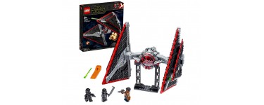 Amazon: Set de construction LEGO Star Wars Le Chasseur de TIE Sith (75272) à 52,19€